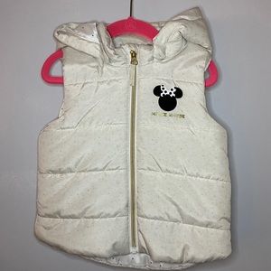 Minnie Mouse puffer vest